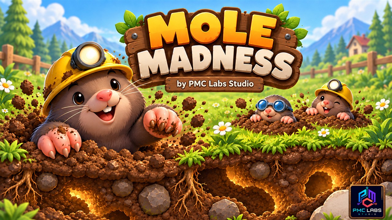 Imagem promocional do Mole Madness